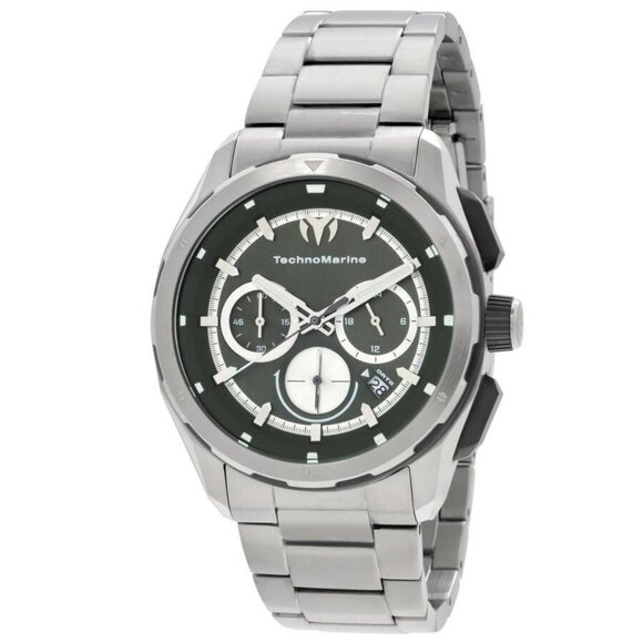 NWT Authentic Technomarine OCEAN Chronograph GMT Quartz Men's Watch - Picture 1 of 3